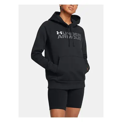 Dámská mikina Under Armour Rival Fleece Wordmark Hoodie