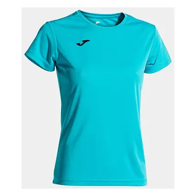 Dámské triko Joma Combi Woman Shirt S/S Fluor Turquoise