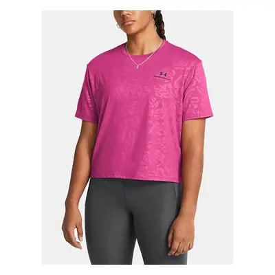 Dámské tričko Under Armour Vanish Energy Emboss Crop SS