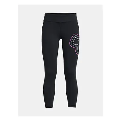 Dívčí legíny Under Armour Motion Branded Ankle Leggings