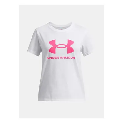 Dívčí tričko Under Armour BIG LOGO SS