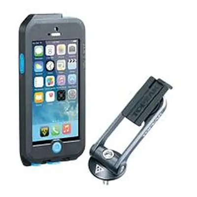 TOPEAK obal WEATHERPROOF RIDECASE pro iPhone + SE černá/modrá