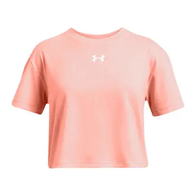 Dívčí tričko Under Armour CROP SPORTSTYLE LOGO SS