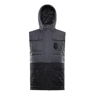 Pánská vesta s membránou ptx ALPINE PRO HARD dk.true gray