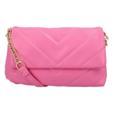 Stylová dámská koženková crossbody Rosana, fuchsiová