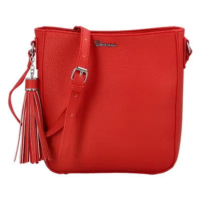 Dámská koženková crossbody Milada, červená