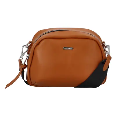 Nadčasové módní crossbody Sadia, koňakové