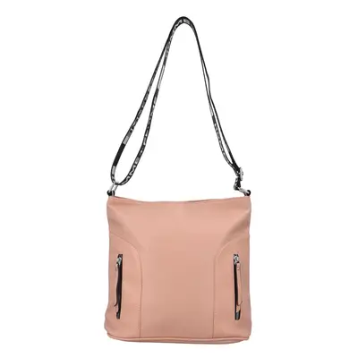 Dámská koženková crossbody taška s látkovým uchem Barnet, růžová