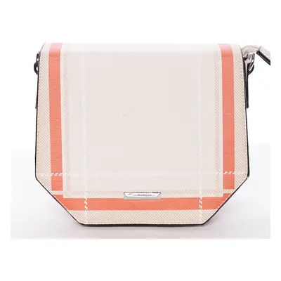 Pevná crossbody kabelka Casandra, béžová