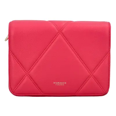 Dámská koženková crossbody Zafi, fuchsiová