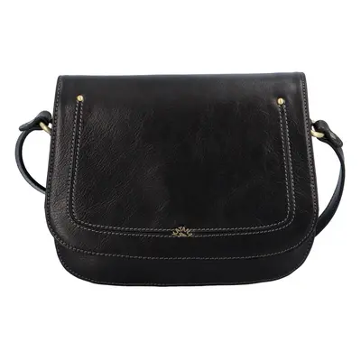 Luxusní dámská crossbody kabelka Isaac, černá