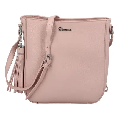 Dámská koženková crossbody Milada, růžová