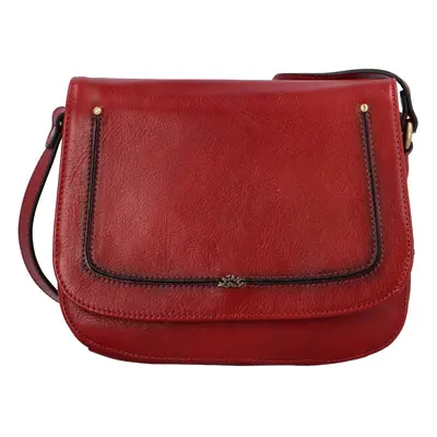 Luxusní dámská crossbody kabelka Isaac, vínová