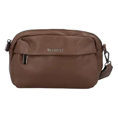 Trendy dámská crossbody Cloe, tmavě hnědá