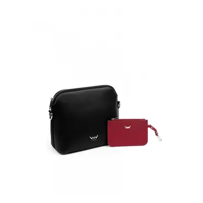 Dámská koženková crossbody kabelka VUCH Merise Black, černá