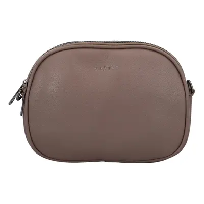 Malá trendy koženková crossbody kabelka Jennifer, khaki