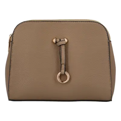 Trendy dámská koženková crossbody Emilia , khaki