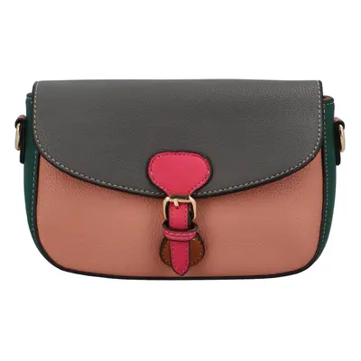 Trendy malá dámská koženková crossbody Susana, tmavě šedá