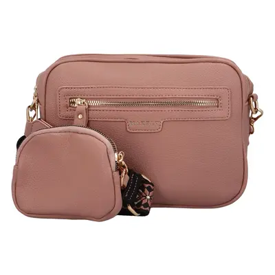 Malá trendy dámská crossbody kabelka Ilijah, růžová