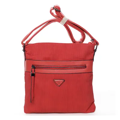 Stylová crossbody kabelka Adelaina, červená