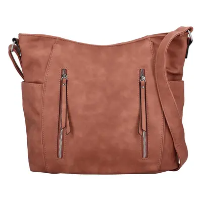 Trendy dámská crossbody Vildisa, růžová