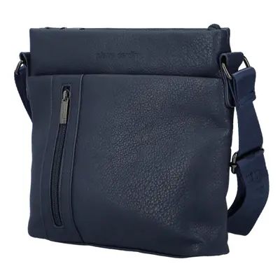 Luxusní pánská koženková crossbody Euvin, modrá