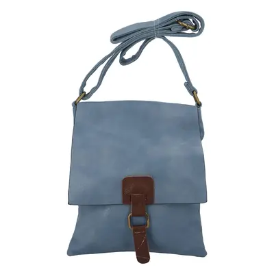 Praktická dámská koženková crossbody Ariel, světle modrá