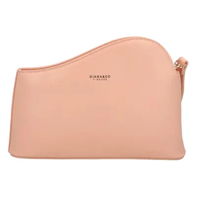 Elegantní dámská koženková crossbody Ruby, broskvová