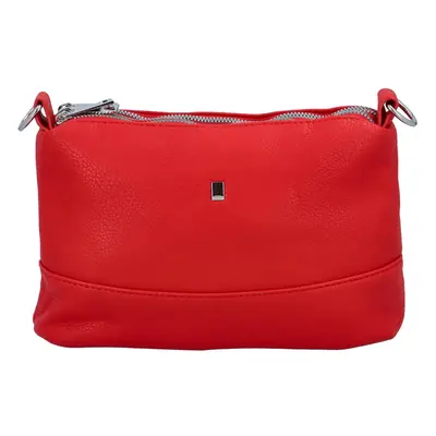 Dámská koženková crossbody Shoshana, červená