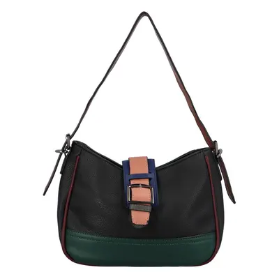 Módní dámská koženková crossbody Liana, černá