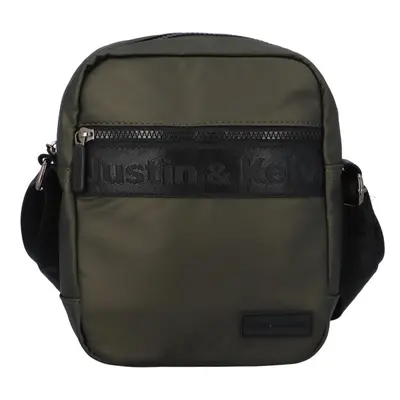 Textilní pánská crossbody taška Jura, zelená