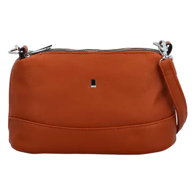 Dámská koženková crossbody Shoshana, hnědá