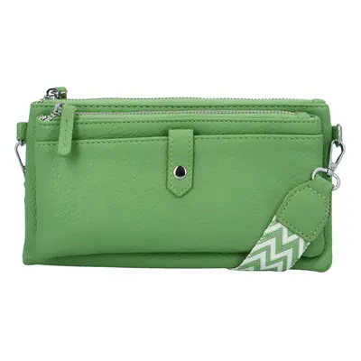 Stylová malá crossbody kabelka Perlla, zelená