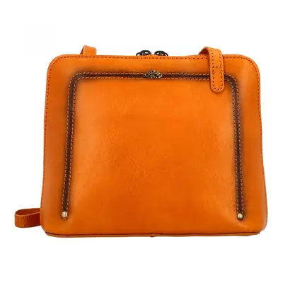 Luxusní dámská crossbody Katana Rebora, oranžová