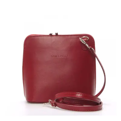 Dámská kožená crossbody Kirsten, červená