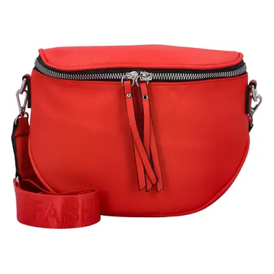 Módní dámská koženková ledvinka/crossbody Andrés, červená