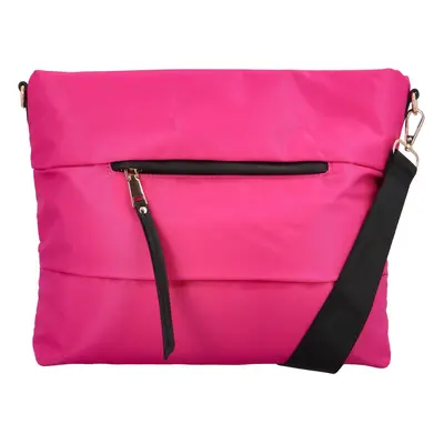 Trendová dámská látková crossbody Rosa, fuchsiová