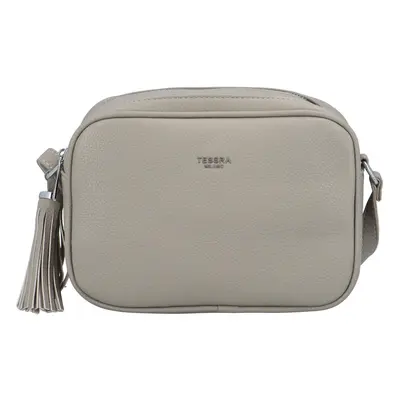 Malá koženková crossbody Tess, šedá