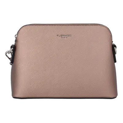 Universální dámská koženková crossbody Adela, měděná metalíza