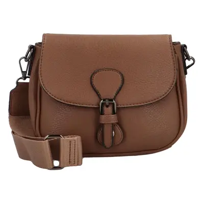 Trendy dámská koženková crossbody kabelka Bindi, taupe