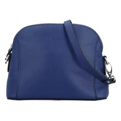 Stylová dámská kožená crossbody Vigriss, modrá