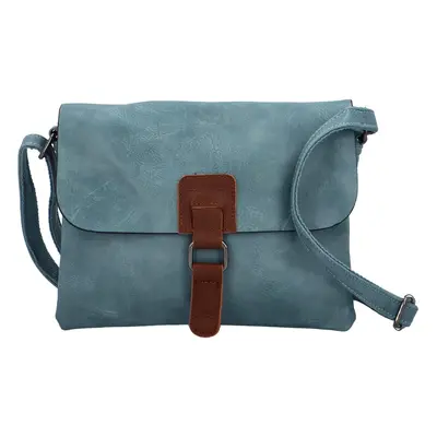 Trendy dámská crossbody kabelka Aksila, světle modrá