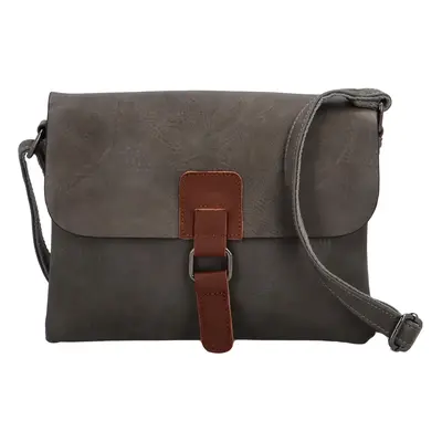 Trendy dámská crossbody kabelka Aksila, šedá