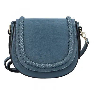 Luxusní dámská kožená crossbody Alex, modrá