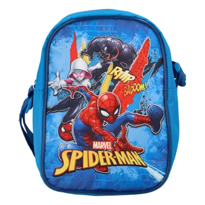 Dětská veselá crossbody taška Spiderman, modrá