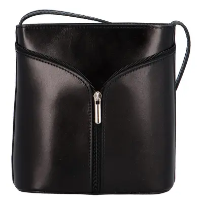 Dámská kožená crossbody Viola, černá NEW