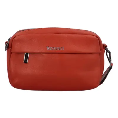 Trendy dámská crossbody Cloe, oranžovočervená