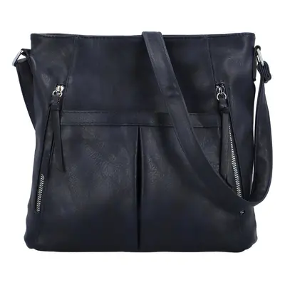 Trendy dámská crossbody kabelka Linus, tmavě modrá