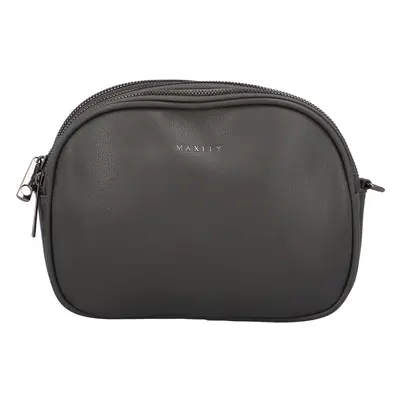 Malá trendy koženková crossbody kabelka Jennifer, šedá