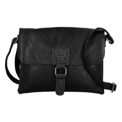 Trendy dámská crossbody kabelka Aksila, černá